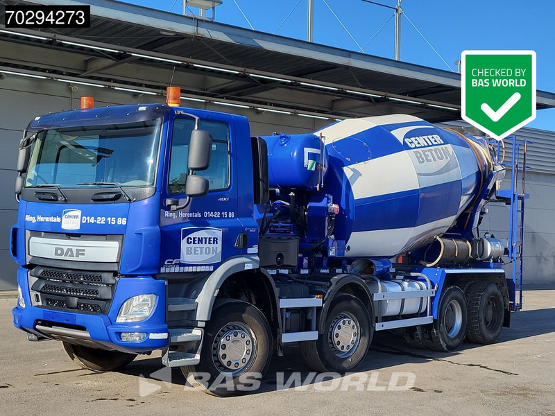 DAF CF 400 8X4 9m3 Stetter AM 9 FHCBL Mixer Manual Big-Axle Steelsuspension Euro 6 - Camión hormigonera: foto 1 DAF CF 400 8X4 9m3 Stetter AM 9 FHCBL Mixer Manual Big-Axle Steelsuspension Euro 6 - Camión hormigonera: foto 1