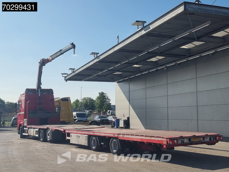 DAF XF 440 6X2 NL-combi Transporter HMF 900-K2 Kran Winch Lift-Lenkachse Euro 6 - Camión caja abierta, Camión grúa: foto 2 DAF XF 440 6X2 NL-combi Transporter HMF 900-K2 Kran Winch Lift-Lenkachse Euro 6 - Camión caja abierta, Camión grúa: foto 2