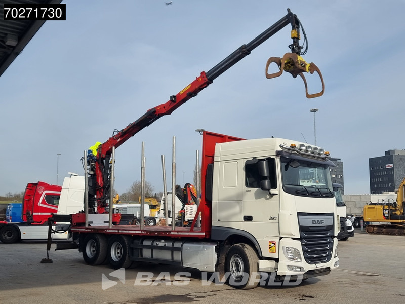 DAF XF 510 6X4 Jonsered Z-Crane SC ACC Retarder Euro 6 - Camión forestal, Camión grúa: foto 3 DAF XF 510 6X4 Jonsered Z-Crane SC ACC Retarder Euro 6 - Camión forestal, Camión grúa: foto 3