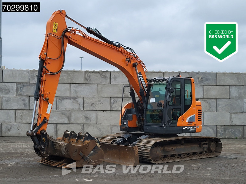 Doosan DX140 LCR-5 BLADE - 3 BUCKETS - Excavadora de cadenas: foto 1 Doosan DX140 LCR-5 BLADE - 3 BUCKETS - Excavadora de cadenas: foto 1