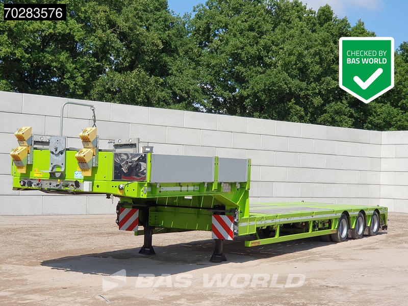 Faymonville F-S43-1AAF 3 axles Extendable Twistlocks 3x Hydraulic Steering Galvanised - Semirremolque góndola rebajadas: foto 1 Faymonville F-S43-1AAF 3 axles Extendable Twistlocks 3x Hydraulic Steering Galvanised - Semirremolque góndola rebajadas: foto 1