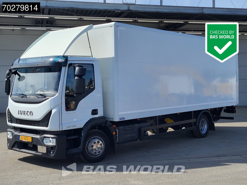 Iveco Eurocargo 120LE250 4X2 12tonner NL-Truck ACC Ladebordwand Automatic Euro 6 - Camión caja cerrada: foto 1 Iveco Eurocargo 120LE250 4X2 12tonner NL-Truck ACC Ladebordwand Automatic Euro 6 - Camión caja cerrada: foto 1