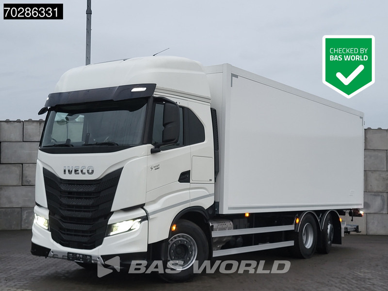 Iveco S-Way 490 6X2 2000kg Ladebordwand Lift/Steering Axle Automatic Navi ACC Euro 6 - Camión caja cerrada: foto 1 Iveco S-Way 490 6X2 2000kg Ladebordwand Lift/Steering Axle Automatic Navi ACC Euro 6 - Camión caja cerrada: foto 1