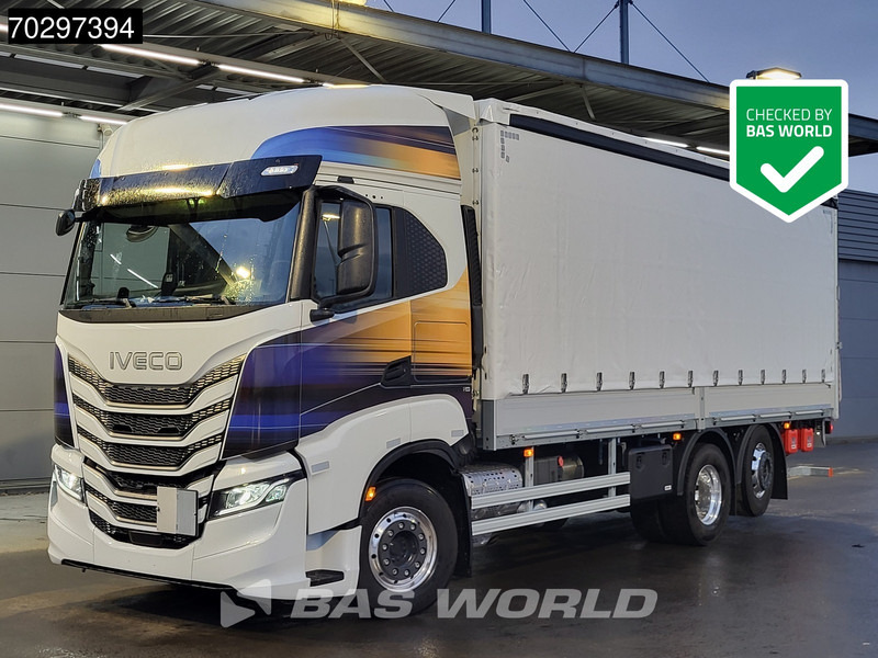 Iveco S-Way 500 6X2 NEW! 2000kg Ladebordwand Lift+steering Retarder Navi - Camión lona: foto 1 Iveco S-Way 500 6X2 NEW! 2000kg Ladebordwand Lift+steering Retarder Navi - Camión lona: foto 1