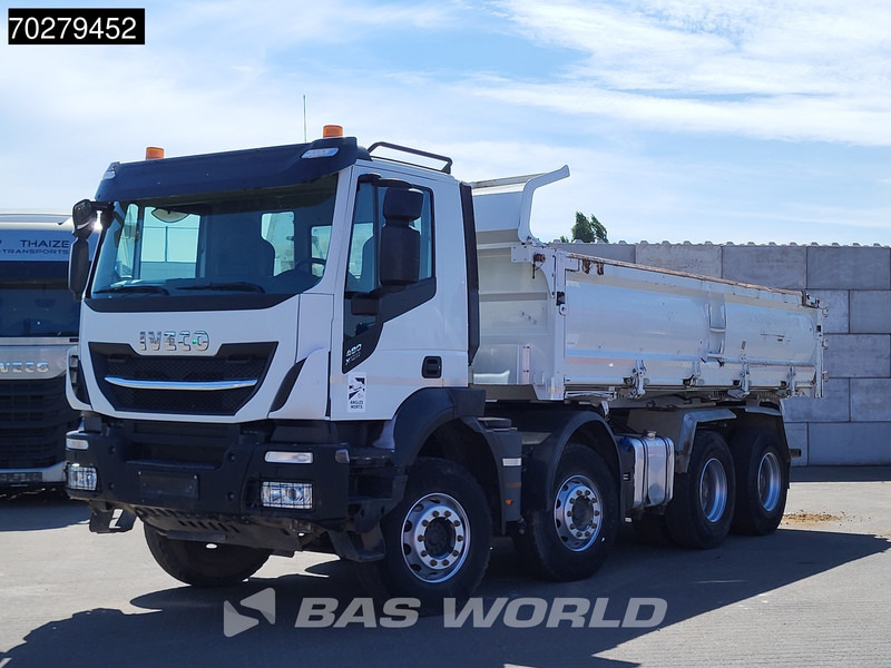 Camión volquete Iveco Stralis 480 8X4 Retarder Hydrauliek BigAxle Euro 6: foto 8
