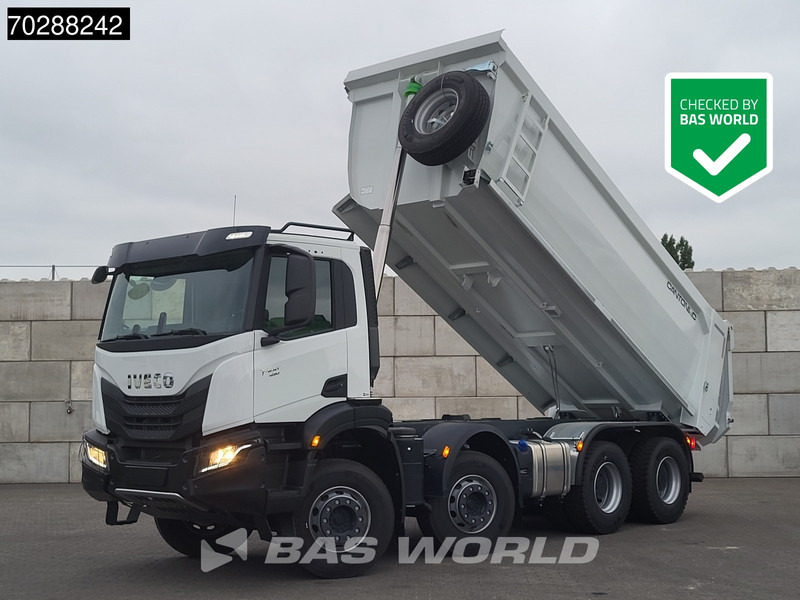 Iveco T-Way 450 8X4 New! 20m3 Cantoni & C. Tipper Steelsuspension Big-Axle Automatic Euro 6 - Camión volquete: foto 1 Iveco T-Way 450 8X4 New! 20m3 Cantoni & C. Tipper Steelsuspension Big-Axle Automatic Euro 6 - Camión volquete: foto 1
