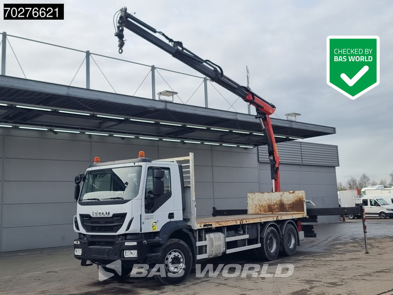 Iveco Trakker 360 6X4 Palfinger PK17.001 SLD Remote Steelsuspension Big-Axle - Camión caja abierta, Camión grúa: foto 1 Iveco Trakker 360 6X4 Palfinger PK17.001 SLD Remote Steelsuspension Big-Axle - Camión caja abierta, Camión grúa: foto 1