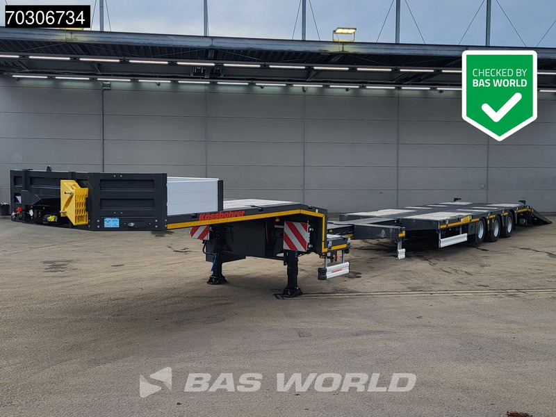 Kässbohrer LB3E NEW Steering+Lift Axle Extendable Ramps - Semirremolque góndola rebajadas: foto 1 Kässbohrer LB3E NEW Steering+Lift Axle Extendable Ramps - Semirremolque góndola rebajadas: foto 1