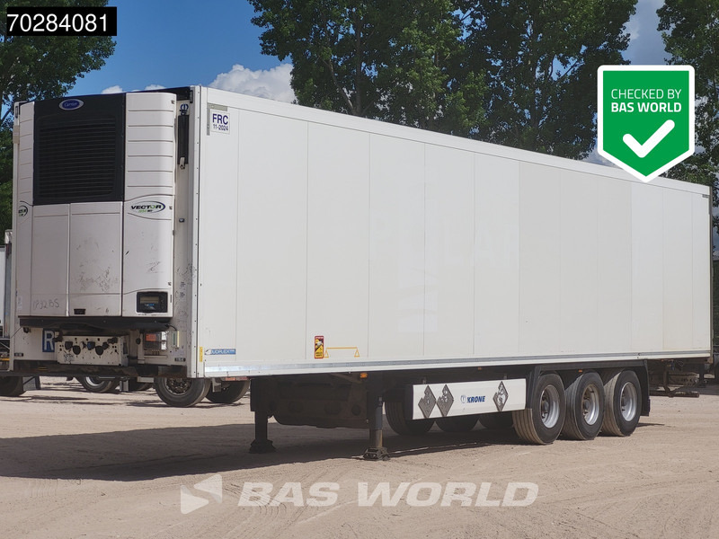 Krone SD 3 axles TÜV 01-26 Doppelverdampfer Doppelstock Blumenbreit Schiebewand - Semirremolque frigorífico: foto 1 Krone SD 3 axles TÜV 01-26 Doppelverdampfer Doppelstock Blumenbreit Schiebewand - Semirremolque frigorífico: foto 1