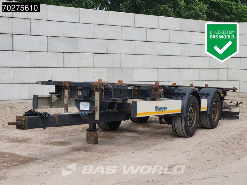 Krone ZZ20A - Remolque portacontenedore/ Intercambiable: foto 1 Krone ZZ20A - Remolque portacontenedore/ Intercambiable: foto 1