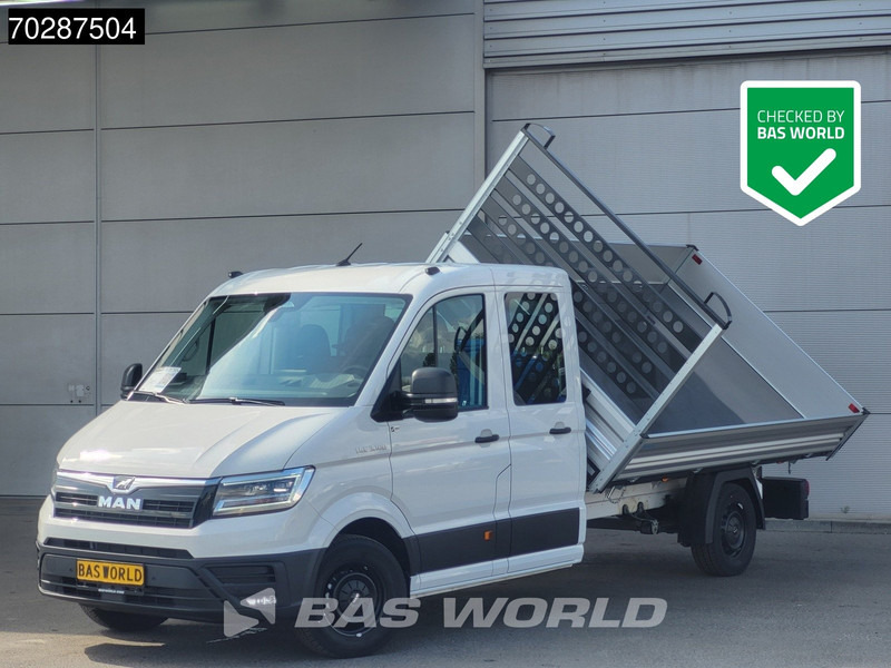 MAN TGE 3.180 Drie-Zijdige Automaat Kipper 2025-Facelift 180PK Trekhaak LED Airco Cruise Navi Euro6 Kipper Tipper Benne Kieper 3m3 A/C Towbar - Furgoneta basculante: foto 1 MAN TGE 3.180 Drie-Zijdige Automaat Kipper 2025-Facelift 180PK Trekhaak LED Airco Cruise Navi Euro6 Kipper Tipper Benne Kieper 3m3 A/C Towbar - Furgoneta basculante: foto 1