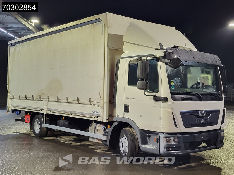 MAN TGL 8.190 TGL 4X2 8tonner Curtainsider Ladebordwand Manual Euro 6 - Camión lona: foto 3 MAN TGL 8.190 TGL 4X2 8tonner Curtainsider Ladebordwand Manual Euro 6 - Camión lona: foto 3