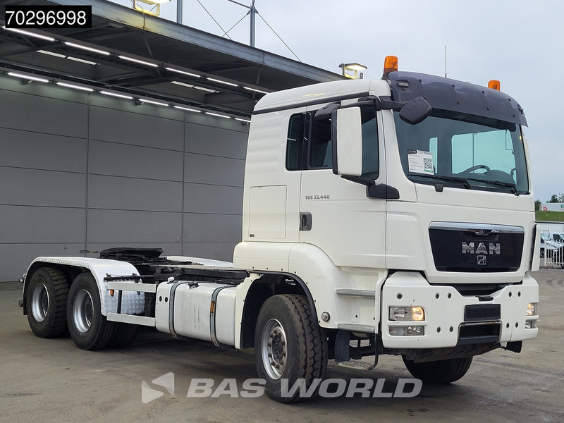 Camión multibasculante MAN TGS 33.440 6X4 25Ton AJK NHS25-5930 hooklift with 5th wheel Wechselsystem Manual Big-Axle Euro 5: foto 12 Camión multibasculante MAN TGS 33.440 6X4 25Ton AJK NHS25-5930 hooklift with 5th wheel Wechselsystem Manual Big-Axle Euro 5: foto 12
