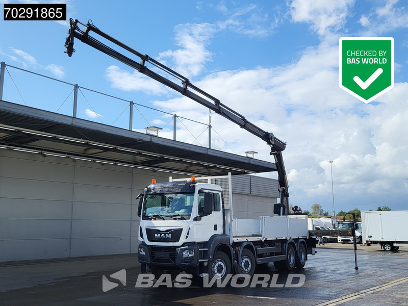 MAN TGS 35.400 8X4 Palfinger PK23002 SH Big-Axle Euro 6 - Camión caja abierta, Camión grúa: foto 1 MAN TGS 35.400 8X4 Palfinger PK23002 SH Big-Axle Euro 6 - Camión caja abierta, Camión grúa: foto 1