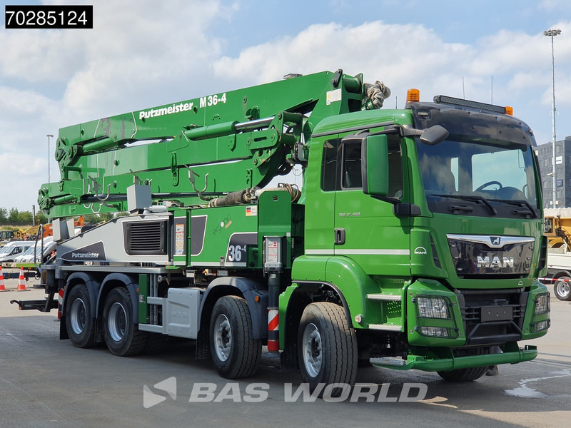 MAN TGS 37.460 8X4 Putzmeister M36-4 Pump Manual Big-Axle Steelsuspension Navi Euro 6 - Bomba de hormigón: foto 3 MAN TGS 37.460 8X4 Putzmeister M36-4 Pump Manual Big-Axle Steelsuspension Navi Euro 6 - Bomba de hormigón: foto 3