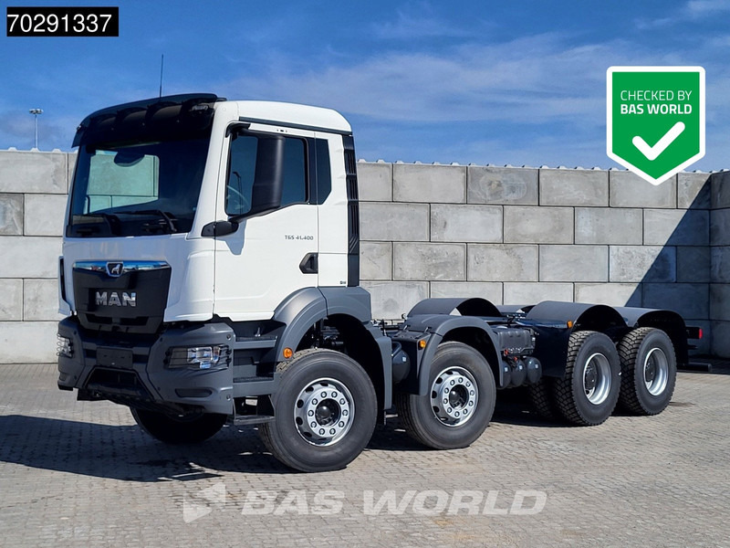 MAN TGS 41.400 8X4 New! Steelsuspension Big-Axle Manual Euro 2 - Camión chasis: foto 1 MAN TGS 41.400 8X4 New! Steelsuspension Big-Axle Manual Euro 2 - Camión chasis: foto 1