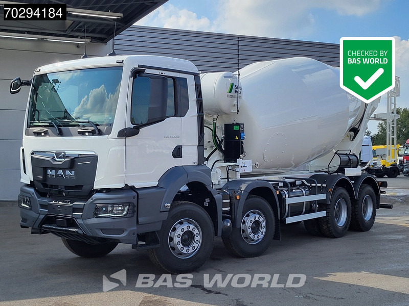 MAN TGS 41.440 8X4 New! 12m3 Stetter Mixer Big-Axle Steelsuspension Automatic Euro 6 - Camión hormigonera: foto 1 MAN TGS 41.440 8X4 New! 12m3 Stetter Mixer Big-Axle Steelsuspension Automatic Euro 6 - Camión hormigonera: foto 1