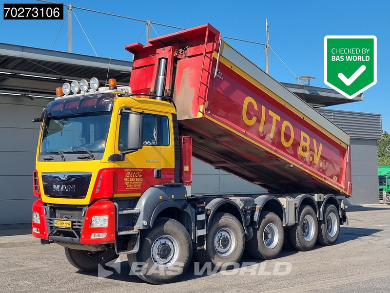 MAN TGS 41.480 10X8 NL-Truck BigAxle 10x8 22m3 Tipper Navi Euro 6 - Camión volquete: foto 1 MAN TGS 41.480 10X8 NL-Truck BigAxle 10x8 22m3 Tipper Navi Euro 6 - Camión volquete: foto 1