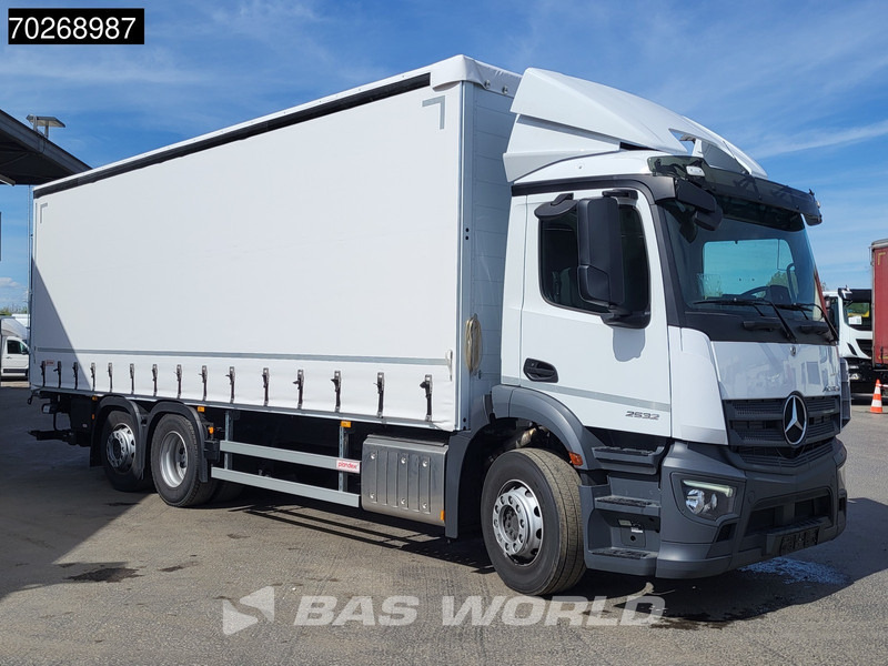Mercedes-Benz Actros 2532 6X2 NEW 2000kg Ladebordwand Navi Lenkachse Euro 6 - Camión lona: foto 3 Mercedes-Benz Actros 2532 6X2 NEW 2000kg Ladebordwand Navi Lenkachse Euro 6 - Camión lona: foto 3