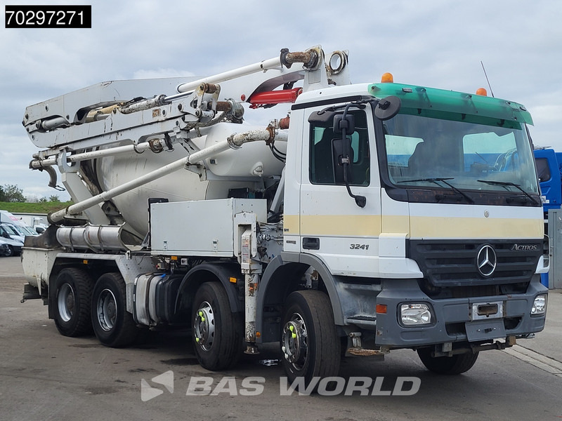 Mercedes-Benz Actros 3241 8X4 7m3 Putzmeister Mixer Big-Axle Steelsuspension 3-Pedals Pompe+Mixer Euro 4 - Bomba de hormigón: foto 3 Mercedes-Benz Actros 3241 8X4 7m3 Putzmeister Mixer Big-Axle Steelsuspension 3-Pedals Pompe+Mixer Euro 4 - Bomba de hormigón: foto 3