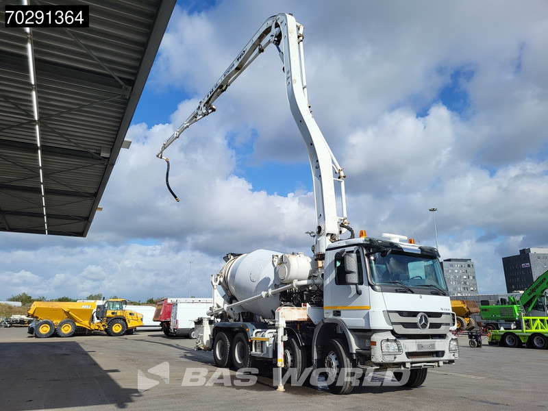 Mercedes-Benz Actros 3241 8X4 Cifa MK24.4Z Pompe+Mixer Retarder 3-Pedals Steelsuspension Big-Axle Euro 5 - Bomba de hormigón: foto 3 Mercedes-Benz Actros 3241 8X4 Cifa MK24.4Z Pompe+Mixer Retarder 3-Pedals Steelsuspension Big-Axle Euro 5 - Bomba de hormigón: foto 3
