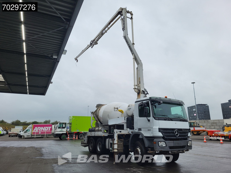 Mercedes-Benz Actros 3241 8X4 SCHWING FBP 21-100 PUMI 7m3 Mixer 3-Pedals Big-Axle Euro 4 - Bomba de hormigón: foto 3 Mercedes-Benz Actros 3241 8X4 SCHWING FBP 21-100 PUMI 7m3 Mixer 3-Pedals Big-Axle Euro 4 - Bomba de hormigón: foto 3