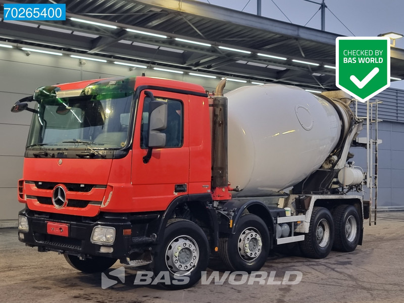 Mercedes-Benz Actros 3541 8X4 Big-Axle Steelsuspension 9m3 Mixer Euro 5 - Camión hormigonera: foto 1 Mercedes-Benz Actros 3541 8X4 Big-Axle Steelsuspension 9m3 Mixer Euro 5 - Camión hormigonera: foto 1