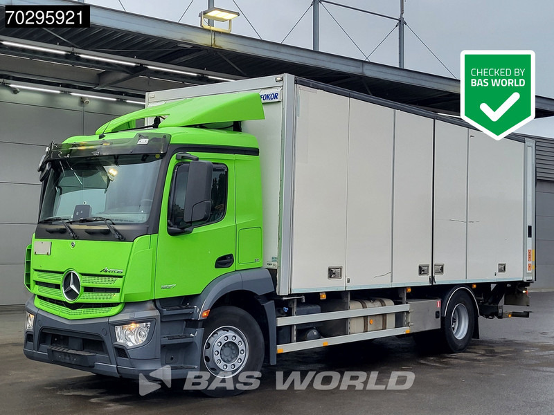 Mercedes-Benz Antos 1827 4X2 2000kg Ladebordwand box heating Automatic Xenon Euro 6 - Camión caja cerrada: foto 1 Mercedes-Benz Antos 1827 4X2 2000kg Ladebordwand box heating Automatic Xenon Euro 6 - Camión caja cerrada: foto 1