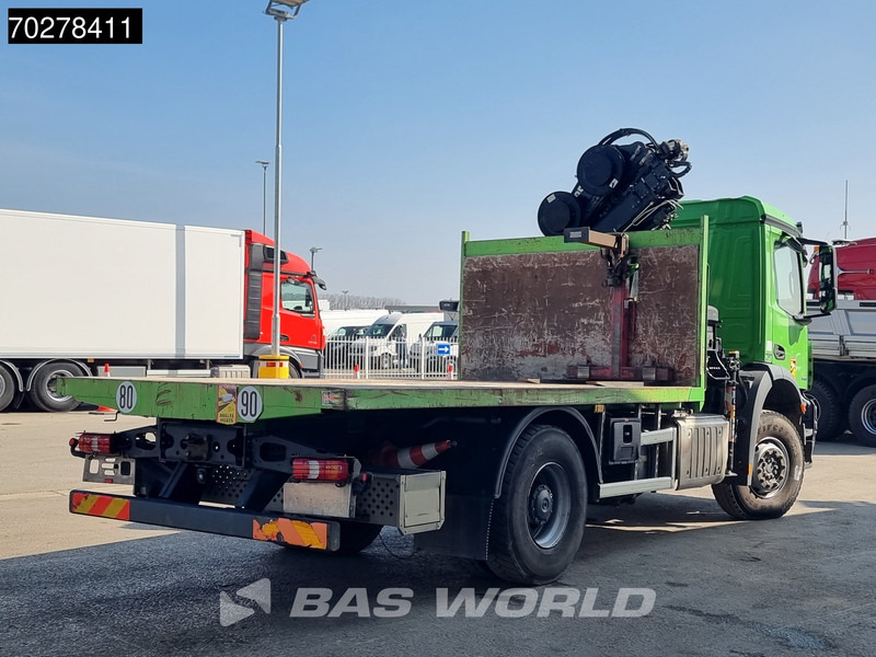 Camión caja abierta, Camión grúa Mercedes-Benz Arocs 1830 4X2 Hiab 122 ES-3 HIPRO Kran Crane Big-Axle Euro 6: foto 8