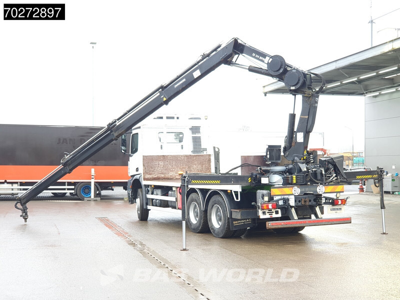 Mercedes-Benz Arocs 2636 6X4 Hiab 144 E-3 Hipro Kran Crane Remote Full Steel Euro 6 - Camión caja abierta, Camión grúa: foto 2 Mercedes-Benz Arocs 2636 6X4 Hiab 144 E-3 Hipro Kran Crane Remote Full Steel Euro 6 - Camión caja abierta, Camión grúa: foto 2