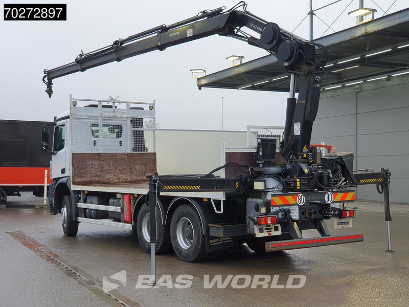 Mercedes-Benz Arocs 2636 6X4 Hiab 144 E-3 Hipro Kran Crane Remote Full Steel Euro 6 - Camión caja abierta, Camión grúa: foto 3 Mercedes-Benz Arocs 2636 6X4 Hiab 144 E-3 Hipro Kran Crane Remote Full Steel Euro 6 - Camión caja abierta, Camión grúa: foto 3