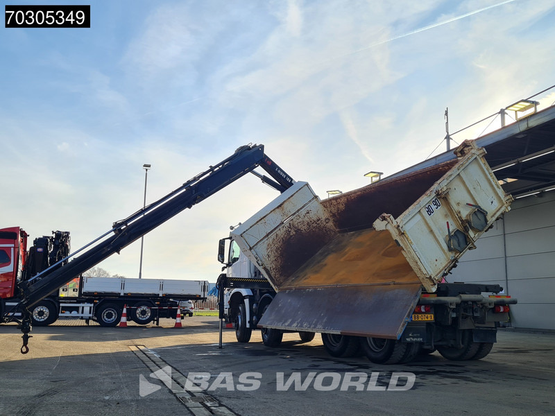 Mercedes-Benz Arocs 3240 8X4 HIAB X-HIDUO 188 E-2 Kran Crane 3-side tipper Big-Axle Euro 6 - Camión volquete, Camión grúa: foto 5 Mercedes-Benz Arocs 3240 8X4 HIAB X-HIDUO 188 E-2 Kran Crane 3-side tipper Big-Axle Euro 6 - Camión volquete, Camión grúa: foto 5