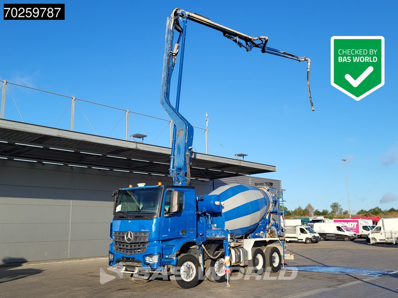Mercedes-Benz Arocs 3251 8X4 PUMI Putzmeister TMM 24 + Liebherr 7m3 Mixer Retarder Euro 6 - Bomba de hormigón: foto 1 Mercedes-Benz Arocs 3251 8X4 PUMI Putzmeister TMM 24 + Liebherr 7m3 Mixer Retarder Euro 6 - Bomba de hormigón: foto 1