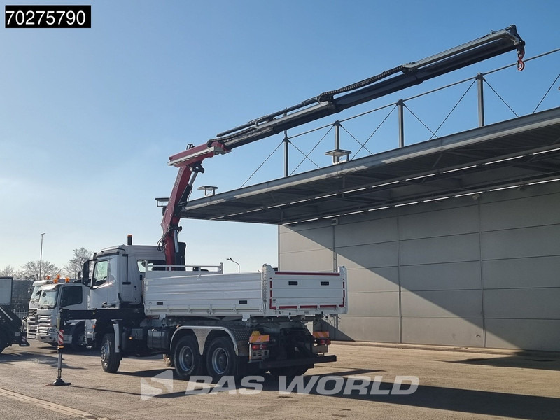 Mercedes-Benz Arocs 3348 6X6 Full Steel Retarder Fassi 25T/M Crane Kran Euro 6 - Camión volquete, Camión grúa: foto 2 Mercedes-Benz Arocs 3348 6X6 Full Steel Retarder Fassi 25T/M Crane Kran Euro 6 - Camión volquete, Camión grúa: foto 2