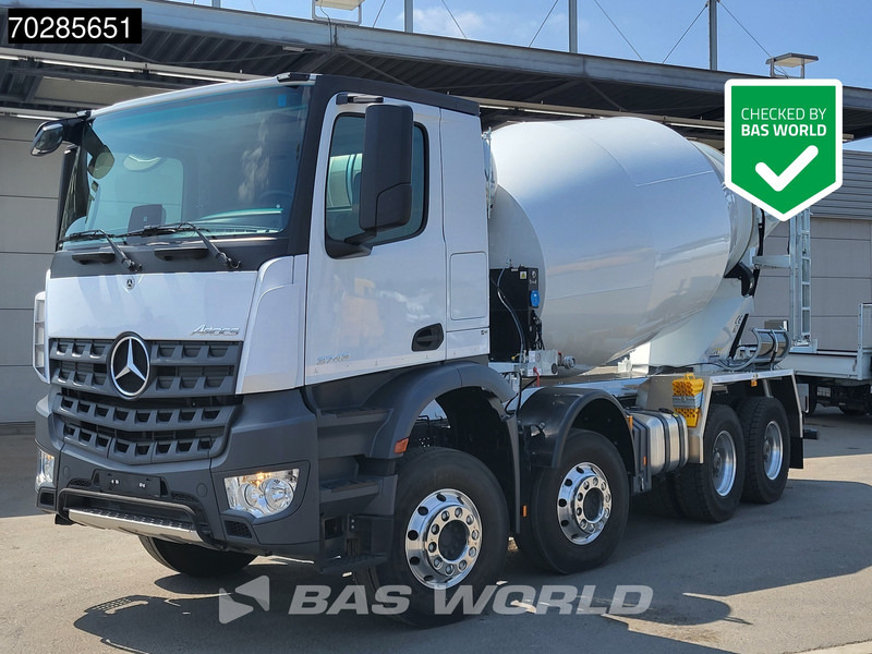 Mercedes-Benz Arocs 3743 8X4 NEW! 10m3 Mixer Big-Axle Steelsuspension Automatic Euro 6 - Camión hormigonera: foto 1 Mercedes-Benz Arocs 3743 8X4 NEW! 10m3 Mixer Big-Axle Steelsuspension Automatic Euro 6 - Camión hormigonera: foto 1