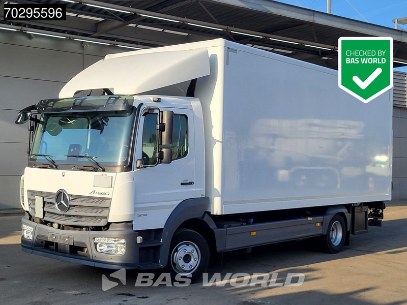 Mercedes-Benz Atego 1218 4X2 12tonner 1500kg Ladebordwand Automatic Euro 6 - Camión caja cerrada: foto 1 Mercedes-Benz Atego 1218 4X2 12tonner 1500kg Ladebordwand Automatic Euro 6 - Camión caja cerrada: foto 1