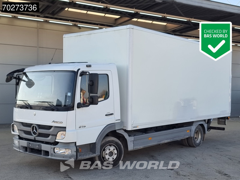 Mercedes-Benz Atego 816 4X2 8tonner Manual Ladebordwand Euro 5 - Camión caja cerrada: foto 1 Mercedes-Benz Atego 816 4X2 8tonner Manual Ladebordwand Euro 5 - Camión caja cerrada: foto 1