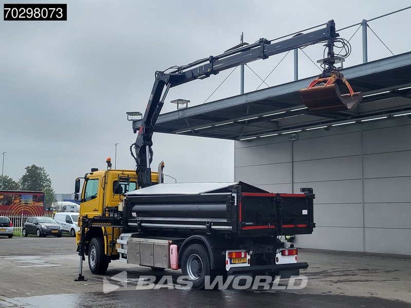 Mercedes-Benz Axor 2124 Axor 4X4 HIAB 122 B-2 HIDUO Crane Tipper Full Steel Big-Axle Euro 5 - Camión volquete, Camión grúa: foto 2 Mercedes-Benz Axor 2124 Axor 4X4 HIAB 122 B-2 HIDUO Crane Tipper Full Steel Big-Axle Euro 5 - Camión volquete, Camión grúa: foto 2