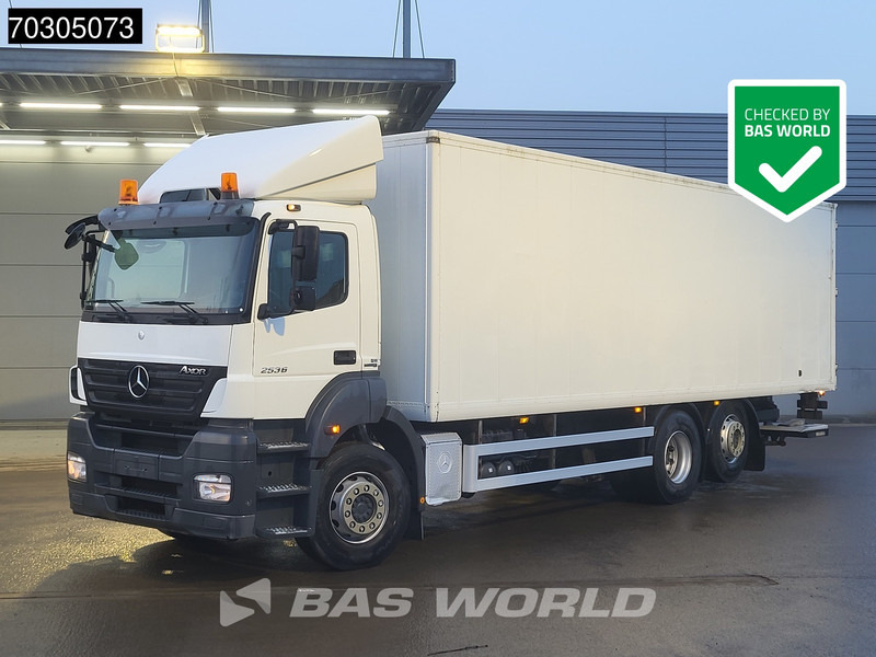 Mercedes-Benz Axor 2536 Axor 6X2 Lift+Steering Axle 1500kg Ladebordwand Automatic Euro 5 - Camión caja cerrada: foto 1 Mercedes-Benz Axor 2536 Axor 6X2 Lift+Steering Axle 1500kg Ladebordwand Automatic Euro 5 - Camión caja cerrada: foto 1