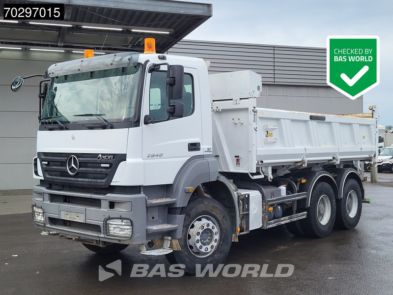 Mercedes-Benz Axor 2640 6X4 10m3 Meiller Tipper Steelsuspension Manual Euro 4 - Camión volquete: foto 1 Mercedes-Benz Axor 2640 6X4 10m3 Meiller Tipper Steelsuspension Manual Euro 4 - Camión volquete: foto 1