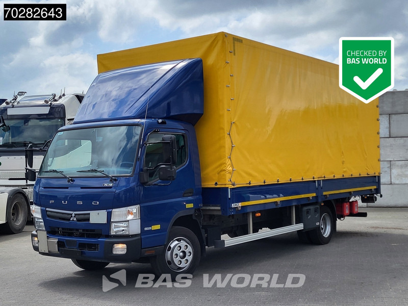 Mitsubishi 7C18 4X2 7.5tons Curtainsides Ladebordwand Automatic Euro 6 - Camión caja cerrada: foto 1 Mitsubishi 7C18 4X2 7.5tons Curtainsides Ladebordwand Automatic Euro 6 - Camión caja cerrada: foto 1