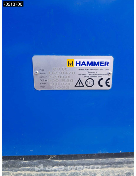 Martillo hidráulico nuevo Mustang RH60: foto 13 Martillo hidráulico nuevo Mustang RH60: foto 13