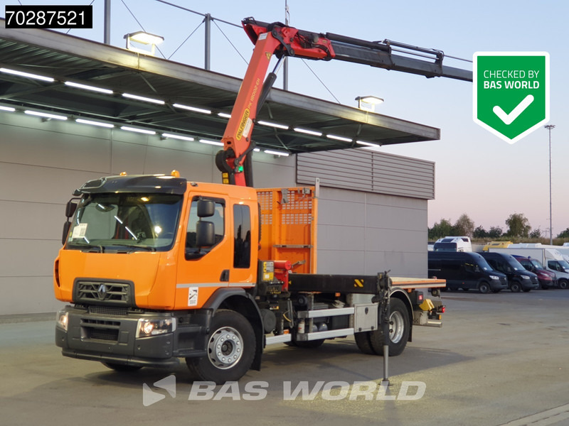 Renault C 320 4X2 Palfinger PK 18002 EH Crane Optibrake Automatic Euro 6 - Camión caja abierta, Camión grúa: foto 1 Renault C 320 4X2 Palfinger PK 18002 EH Crane Optibrake Automatic Euro 6 - Camión caja abierta, Camión grúa: foto 1
