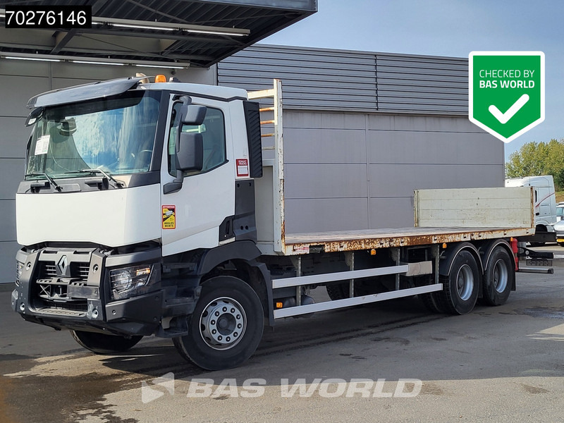 Renault C 380 6X4 7500mm platform Automatic Retarder Euro 6 - Camión caja abierta: foto 1 Renault C 380 6X4 7500mm platform Automatic Retarder Euro 6 - Camión caja abierta: foto 1