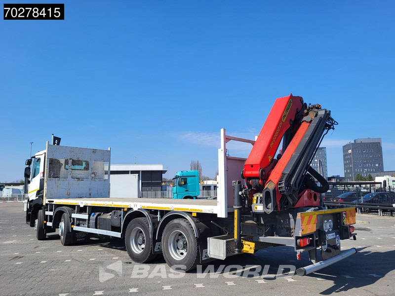 Camión caja abierta, Camión grúa Renault C 430 8X4 Palfinger 22002 EH kran Crane Big-Axle steel suspension Euro 6: foto 20
