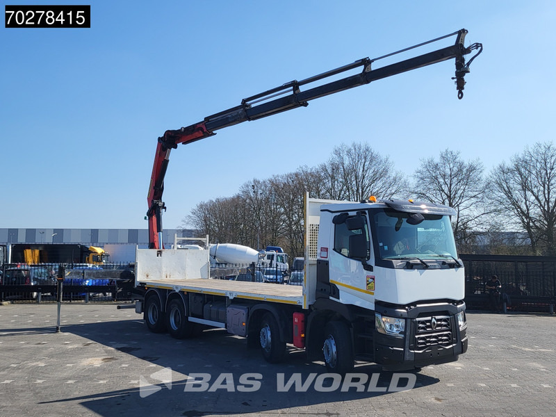 Renault C 430 8X4 Palfinger 22002 EH kran Crane Big-Axle steel suspension Euro 6 - Camión caja abierta, Camión grúa: foto 3 Renault C 430 8X4 Palfinger 22002 EH kran Crane Big-Axle steel suspension Euro 6 - Camión caja abierta, Camión grúa: foto 3