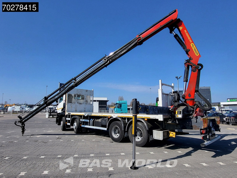 Camión caja abierta, Camión grúa Renault C 430 8X4 Palfinger 22002 EH kran Crane Big-Axle steel suspension Euro 6: foto 6
