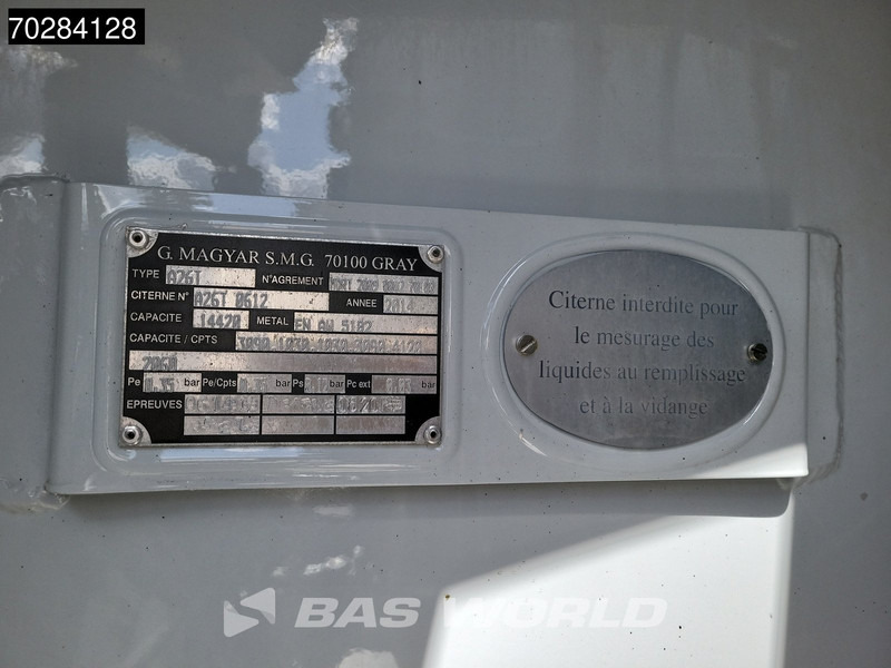 Camión cisterna para transporte de combustible Renault Premium 380 4X4 14.000 Liter Fuel tanker 6 compartments ADR Hydrodrive Euro 5: foto 14