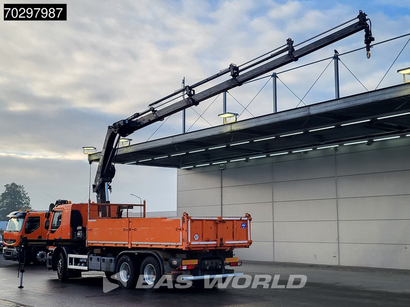 Renault Premium 430 Lander 6X4 HIAB 211 EP-4 Crane Kran 10m3Tipper Big-Axle Euro 5 - Camión volquete, Camión grúa: foto 2 Renault Premium 430 Lander 6X4 HIAB 211 EP-4 Crane Kran 10m3Tipper Big-Axle Euro 5 - Camión volquete, Camión grúa: foto 2
