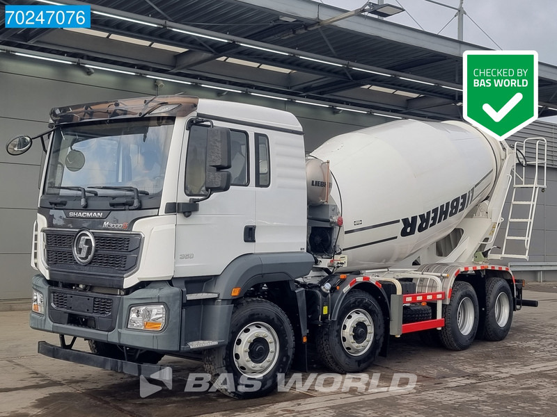 SHACMAN 8x4 EURO 6 8X4 NEW! 8m3 Liebherr Mixer Big-Axle Steel Suspension - Camión hormigonera: foto 1 SHACMAN 8x4 EURO 6 8X4 NEW! 8m3 Liebherr Mixer Big-Axle Steel Suspension - Camión hormigonera: foto 1